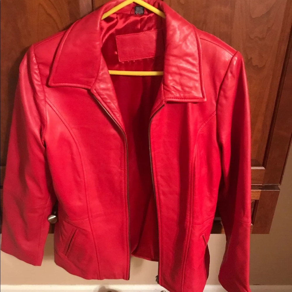Jacqueline ferrar Medium leather coat